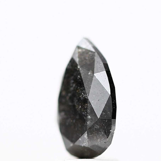 Salt and Pepper Diamond Fancy Gray Color 2.33 CT 10.00 x 7.10 x 4.55 MM Pear Cut Diamond! Natural Loose Diamond ! Christmas Gift for Her