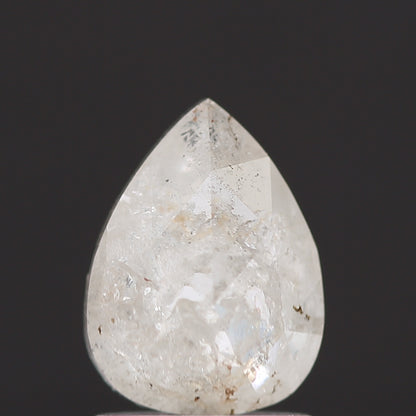 Salt and Pepper Diamond Fancy Gray Color 1.28 CT 8.00 x 6.00 x 3.40 MM Pear Cut Diamond! Natural Loose Diamond ! Christmas Gift for Her