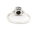Black Color Round Diamond Ring Engagement Wedding Gift Ring Set 14K Solid Rose White Yellow Gold Ring 1.61 CT