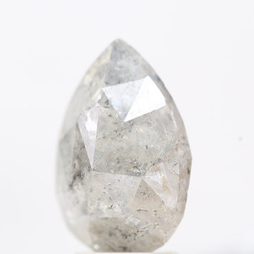 Salt and Pepper Diamond Fancy Gray Color 3.45 CT 11.60 x 8.00 x 4.70 MM Pear Cut Diamond! Natural Loose Diamond ! Christmas Gift for Her