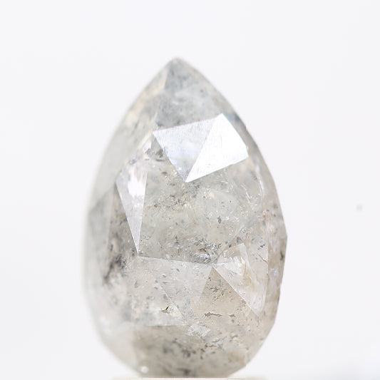 Salt and Pepper Diamond Fancy Gray Color 3.45 CT 11.60 x 8.00 x 4.70 MM Pear Cut Diamond! Natural Loose Diamond ! Christmas Gift for Her