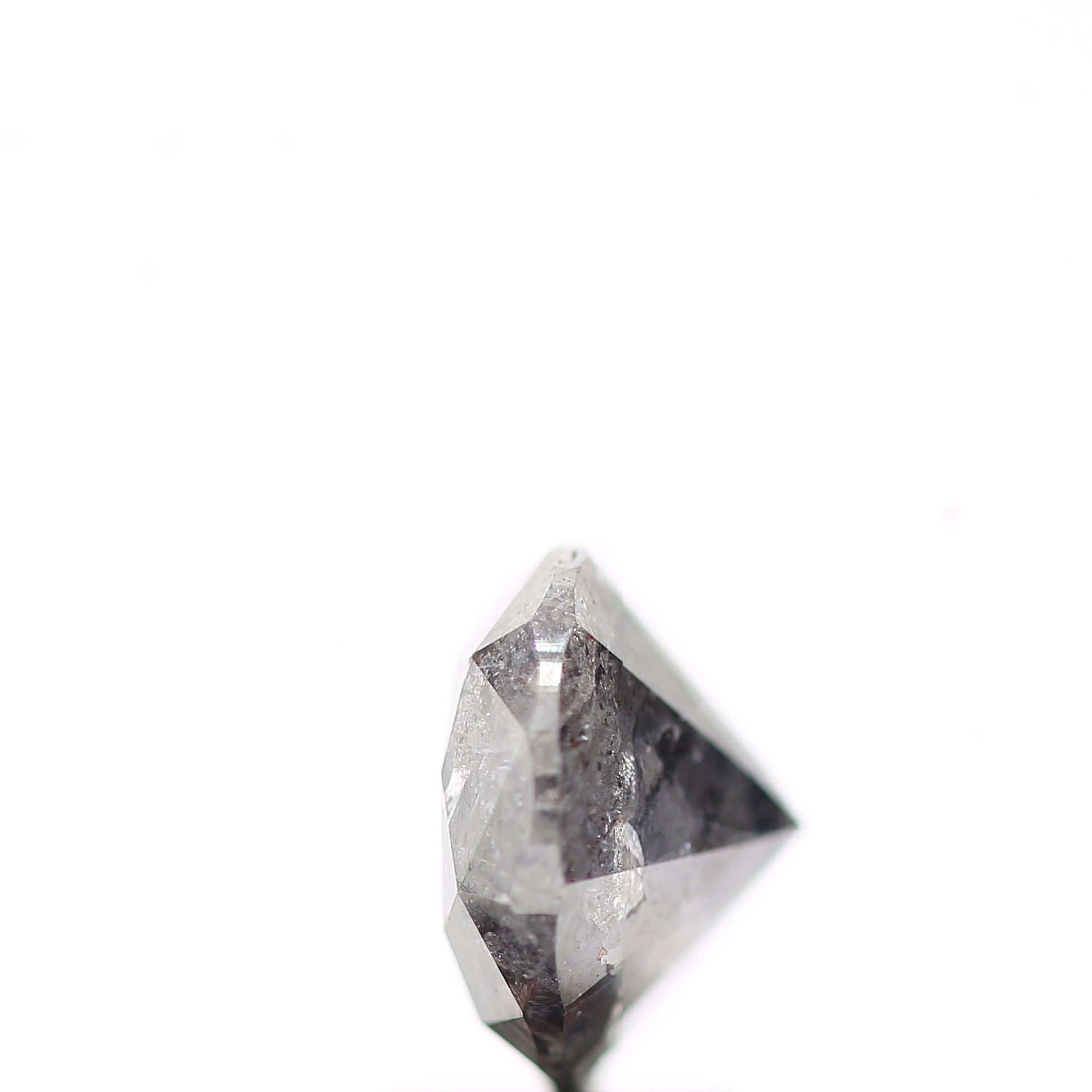 Salt and Pepper Diamond Fancy Gray Color 3.88 CT 12.50 x 8.30 x 5.30 MM Pear Cut Diamond! Natural Loose Diamond ! Christmas Gift for Her