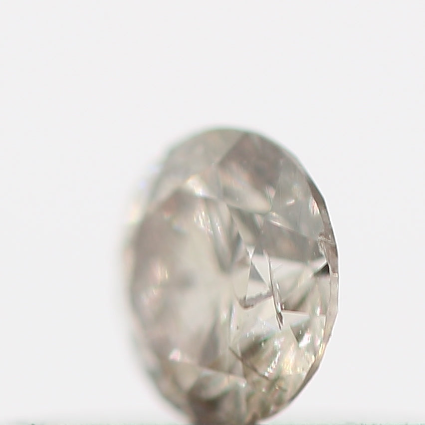 Natural Loose Round Salt And Pepper Diamond Fancy Brown Color 0.15 CT 3.30 x 2.10 MM Round Brilliant Cut Diamond ! Christmas Gift for Her