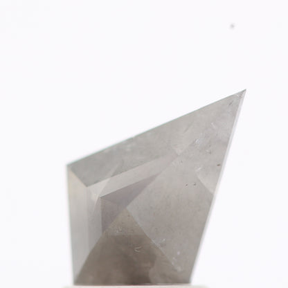 salt and pepper diamond ! 1.19 Ct 10.20 x 6.68 x 3.60 MM natural gray shield loose diamond for engagement ring for her