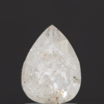 Salt and Pepper Diamond Fancy Gray Color 1.28 CT 8.00 x 6.00 x 3.40 MM Pear Cut Diamond! Natural Loose Diamond ! Christmas Gift for Her
