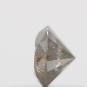 0.30 Carat Salt and Pepper Round Brilliant Cut Natural Loose Diamond