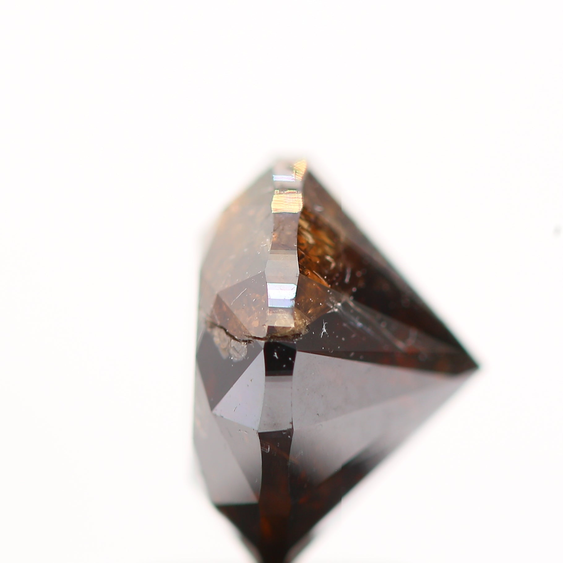 2.48 Carat Fancy Dark Brown Round Cut Natural Loose Diamond