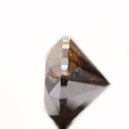 2.48 Carat Fancy Dark Brown Round Cut Natural Loose Diamond
