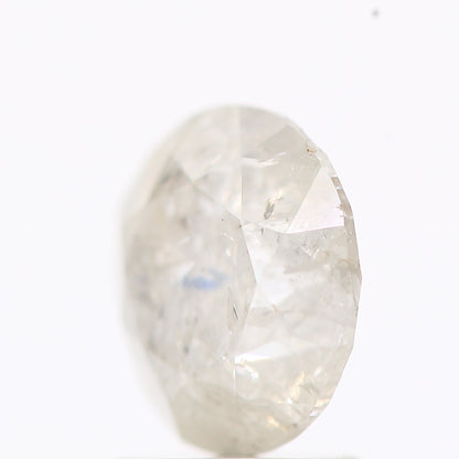 Natural Loose Round Salt And Pepper Diamond Fancy Grey Color 2.00 CT 7.80 X 5.08 MM Round Brilliant Cut Diamond ! Christmas Gift for Her