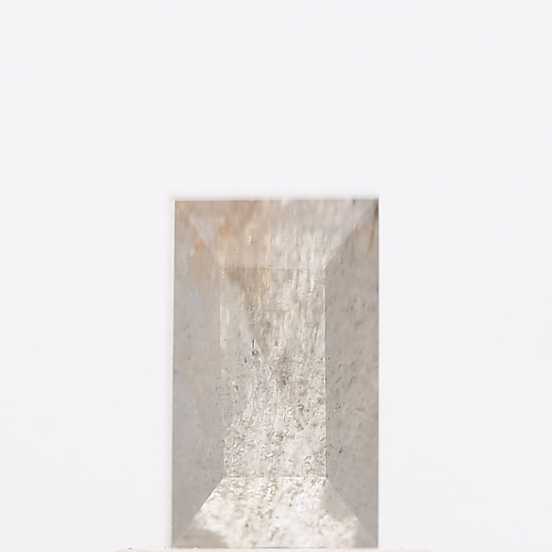 salt and pepper diamond ! 0.85 Ct 6.10 x 3.70 x 2.80 MM natural gray baguette loose diamond for engagement ring for her