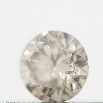 Natural Loose Round Salt And Pepper Diamond Fancy Brown Color 0.15 CT 3.30 x 2.10 MM Round Brilliant Cut Diamond ! Christmas Gift for Her