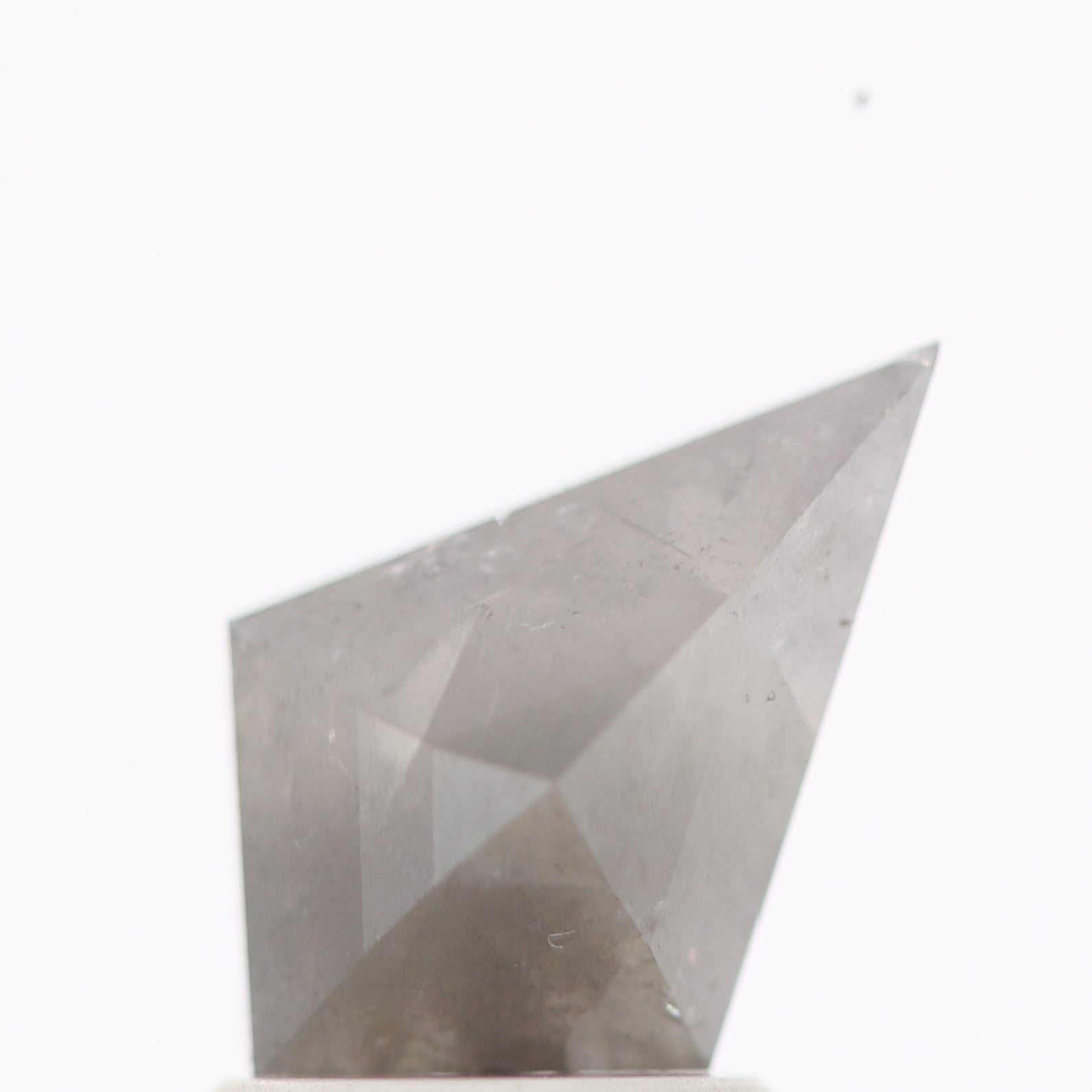 salt and pepper diamond ! 1.19 Ct 10.20 x 6.68 x 3.60 MM natural gray shield loose diamond for engagement ring for her
