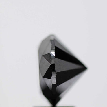 3.86 Carat Fancy Black Round Shape Brilliant Cut Natural Loose Diamond