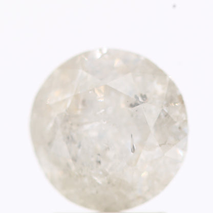 Natural Loose Round Salt And Pepper Diamond Fancy Grey Color 2.00 CT 7.80 X 5.08 MM Round Brilliant Cut Diamond ! Christmas Gift for Her