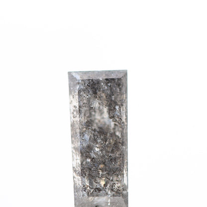 salt and pepper diamond ! 0.72 Ct 7.90 x 3.35 x 2.68 MM natural gray baguette loose diamond for engagement ring for her