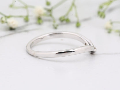 Unique Hexagone Salt and Pepper Engagement Ring, Zoe Setting, 14K White Gold With Ring Set, Anniversary Gift ! Gift For Her