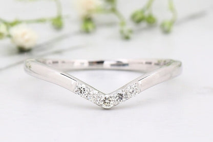 Unique Hexagone Salt and Pepper Engagement Ring, Zoe Setting, 14K White Gold With Ring Set, Anniversary Gift ! Gift For Her