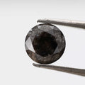 1.15 Carat Fancy Black Round Shape Brilliant Cut Natural Loose Diamond