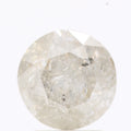 Natural Loose Round Salt And Pepper Diamond Fancy Grey Color 2.00 CT 7.80 X 5.08 MM Round Brilliant Cut Diamond ! Christmas Gift for Her