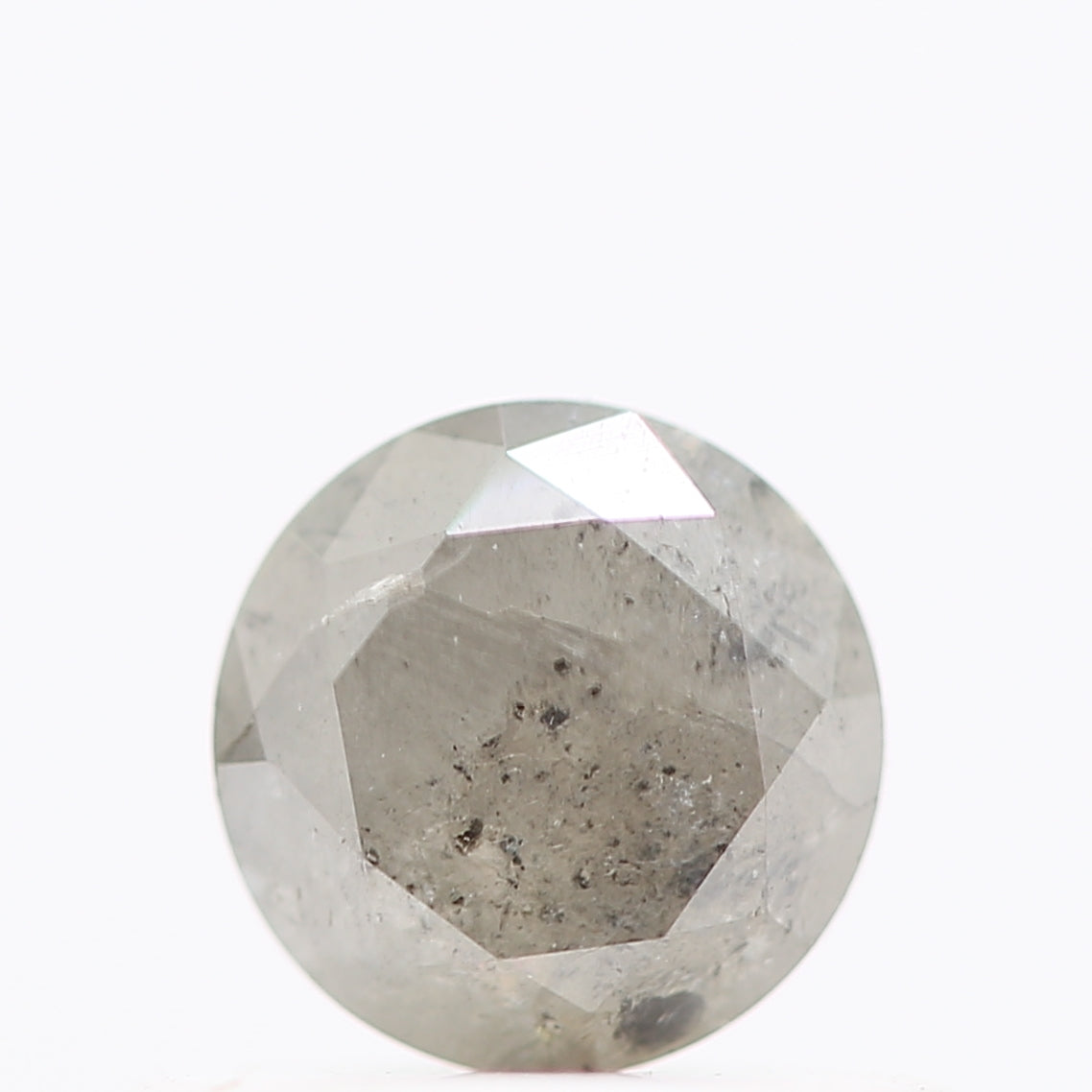 0.42 Carat Fancy Gray Round Shape Brilliant Cut Natural Loose Diamond