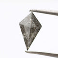 salt and pepper diamond ! 1.15 Ct 10.65 x 6.20 x 3.10 MM natural gray shield loose diamond for engagement ring for her
