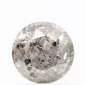 0.91 Carat Salt and Pepper Diamond Icy Round Brilliant Cut Natural Loose Diamond