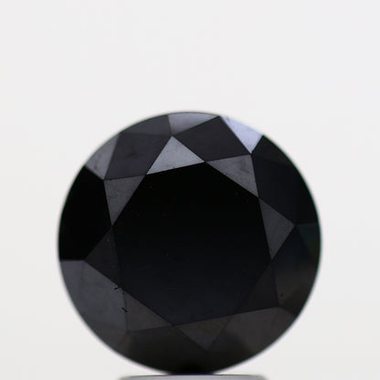 Black Loose Round Diamond AA Quality [10.16 MM] Natural Diamond For Engagement Ring 5.51 Carat
