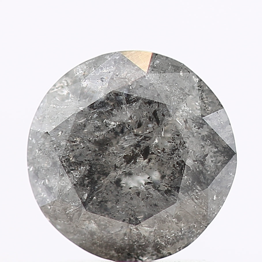 1.18 Carat Fancy Gray Round Shape Brilliant Cut Natural Loose Diamond