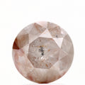 2.22 Carat Fancy Oange Gray Round Shape Brilliant Cut Natural Loose Diamond