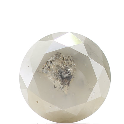 1.69 Carat Gray Rustic Round Shape Brilliant Cut Natural Loose Diamond