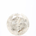 1.59 Carat Salt and Pepper White Icy Round Shape Brilliant Cut Natural Loose Diamond
