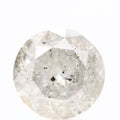 2 Carat Salt and Pepper Icy Gray Round Cut Natural Loose Diamond