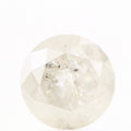 1.40 Carat Salt and Pepper Round Icy Gray Round Brilliant Cut Natural Loose Diamond