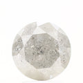 2.80 Carat Fancy Round Rustic Gray Brilliant Cut Natural Loose Diamond