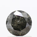 1.04 Carat Salt and Pepper Diamond Gray Round Brilliant Cut Natural Loose Diamond