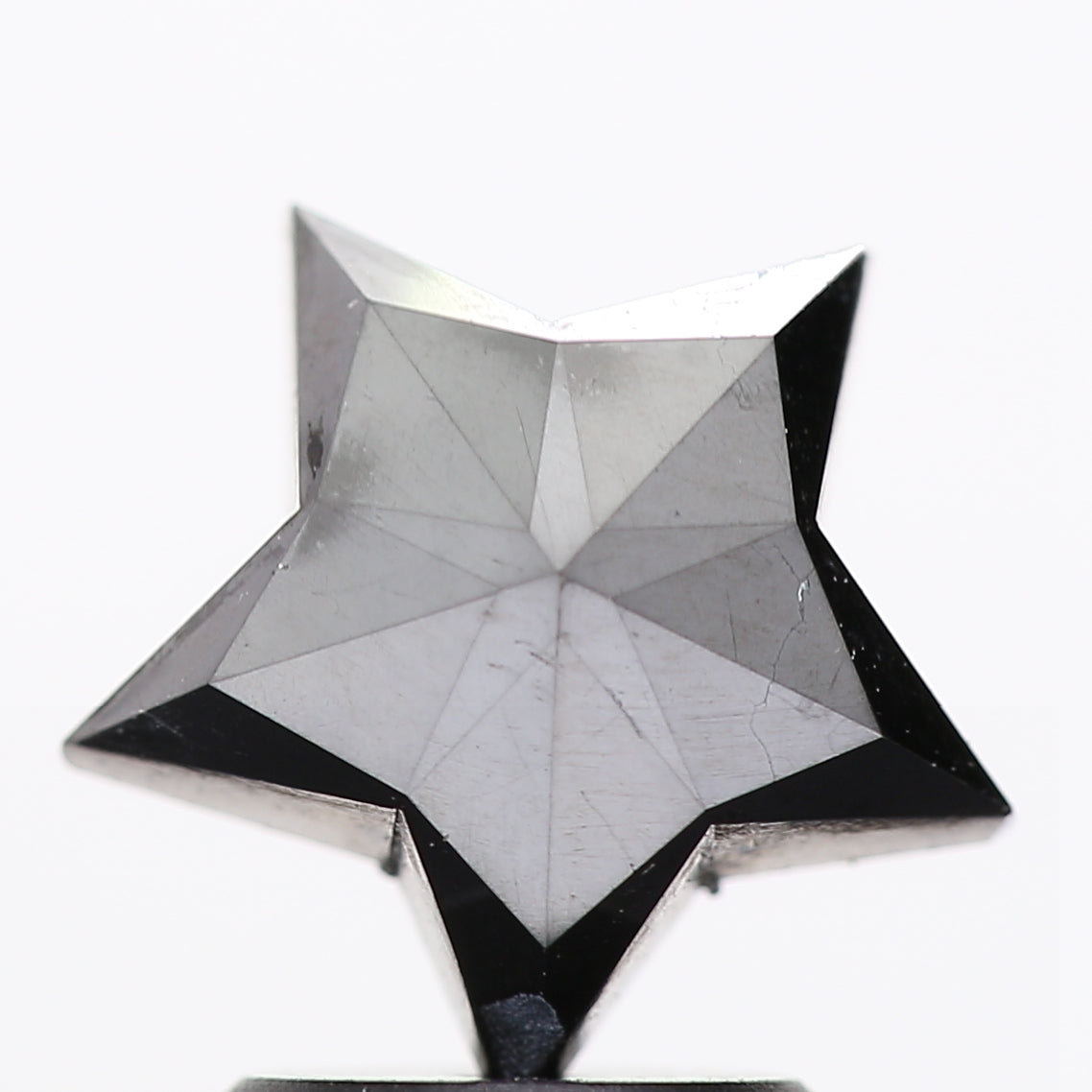 1.85 Ct Natural Black Star Cut Loose Diamond for Jewelery