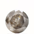 1.34 Carat Fancy Gray Round Shape Brilliant Cut Natural Loose Diamond