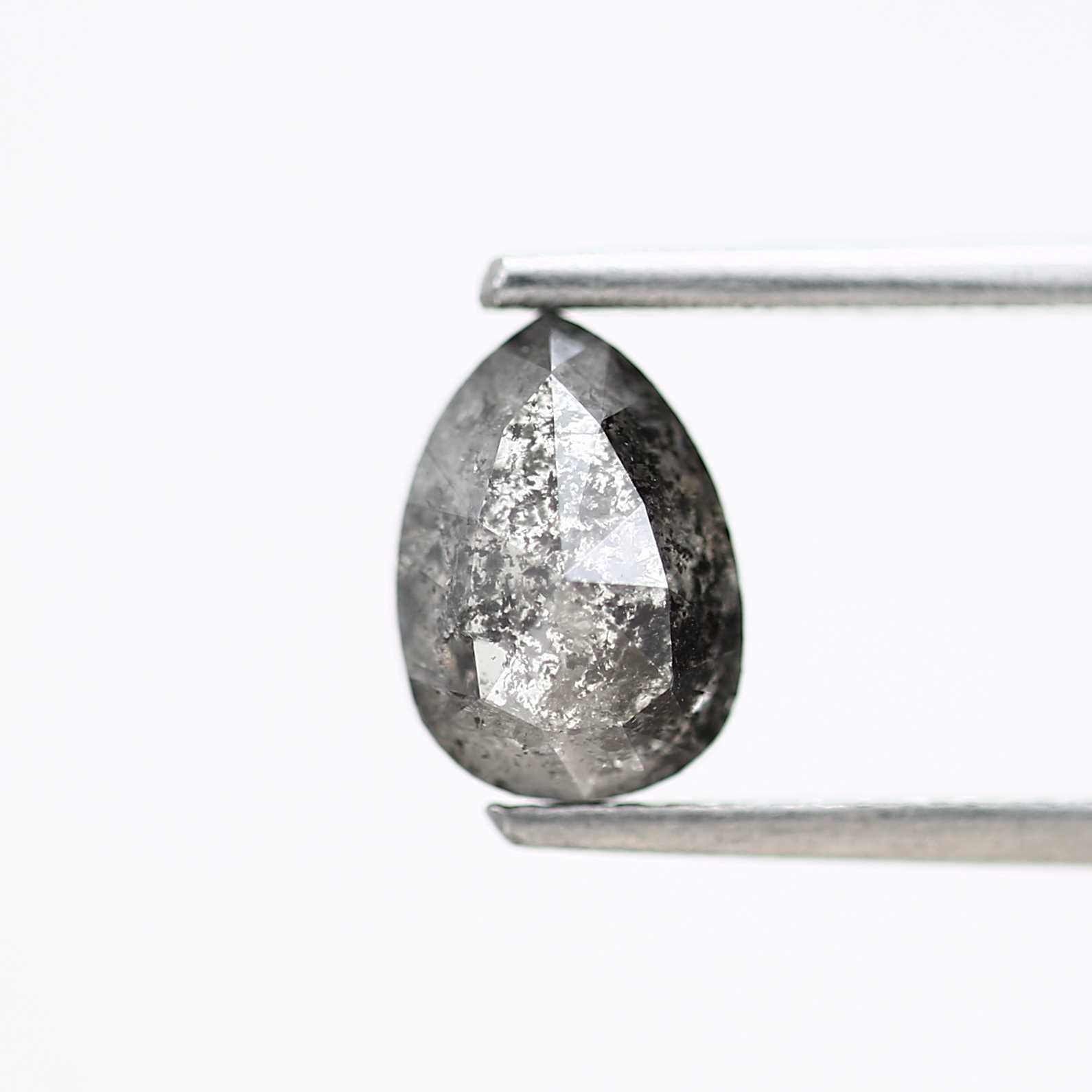 Salt and Pepper Diamond Fancy Gray Color 1.21 CT 7.70 x 5.47 x 3.28 MM Pear Cut Diamond! Natural Loose Diamond ! Christmas Gift for Her