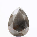 Salt and Pepper Diamond Fancy Gray Color 2.14 CT 9.60 X 6.80 X 4.80 MM Pear Cut Diamond! Natural Loose Diamond ! Christmas Gift for Her