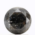 1.97 Carat Fancy Black Round Brilliant Cut Natural Loose Diamond