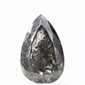 Salt and Pepper Diamond Fancy Gray Color 0.82 CT 8.04 x 5.02 x 2.42 MM Pear Cut Diamond! Natural Loose Diamond ! Christmas Gift for Her