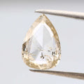 Salt and Pepper Diamond Fancy Yellow Color 1.60 CT 10.90 x 7.80 x 2.30 MM Pear Cut Diamond! Natural Loose Diamond ! Christmas Gift for Her