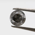 0.64 Carat Salt and Pepper Diamond Round Brilliant Cut Natural Loose Diamond