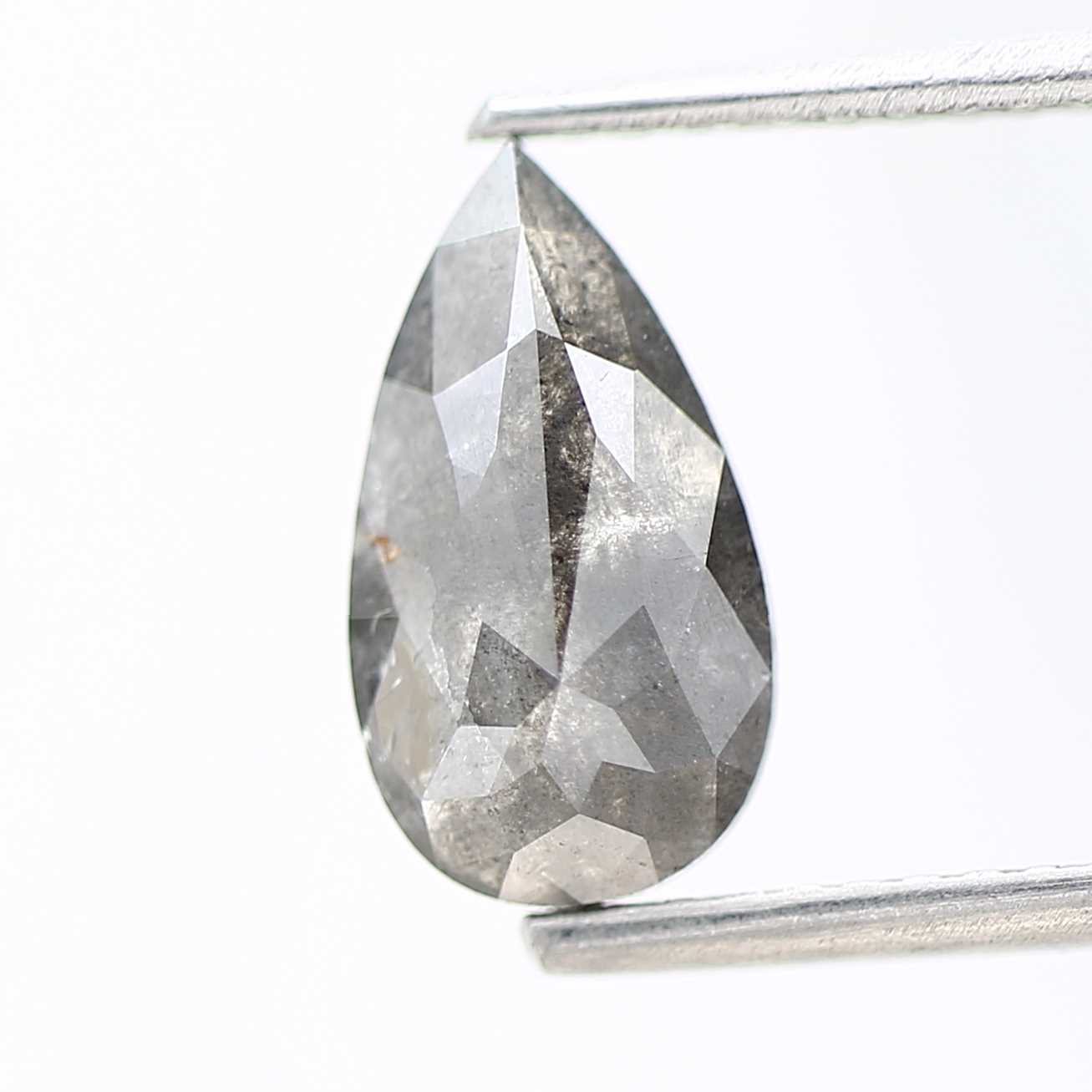 Salt and Pepper Diamond Fancy Gray Color 1.14 CT 10.22 X 5.68 X 2.43 MM Pear Cut Diamond! Natural Loose Diamond ! Christmas Gift for Her