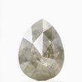 Salt and Pepper Diamond Fancy Gray Color 1.63 CT 8.16 x 6.12 x 3.57 MM Pear Cut Diamond! Natural Loose Diamond ! Christmas Gift for Her