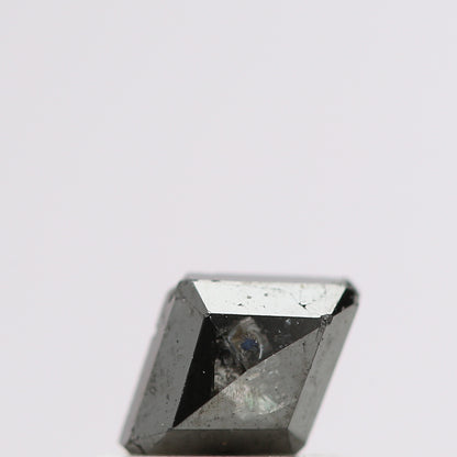 salt and pepper diamond ! 0.41 Ct 5.90 x 4.40 x 2.10 MM natural gray shield loose diamond for engagement ring for her
