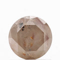 1.13 Carat Round Shape Diamond Peach Gray Natural Loose Diamond For Engagement Ring