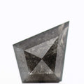 salt and pepper diamond ! 0.99 Ct 9.40 x 7.40 x 2.85 MM natural gray shield loose diamond for engagement ring for her