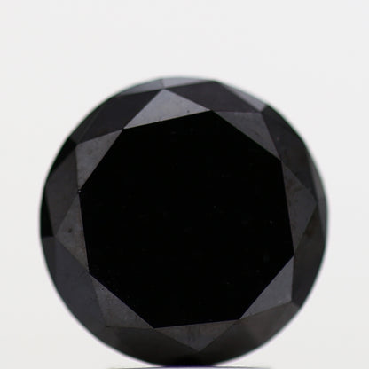 Black Loose Round Diamond AA Quality [9.87 MM] Natural Diamond For Engagement Ring 4.81 Carat