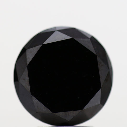 Black Loose Round Diamond AA Quality [9.87 MM] Natural Diamond For Engagement Ring 4.81 Carat